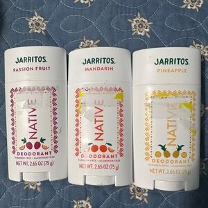 Native Jarritos Deodorant Trio - Passion Fruit, Mandarin, Pineapple